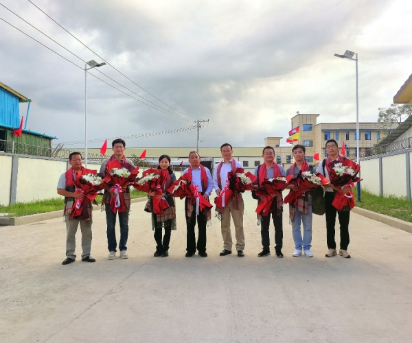 嘉兴市政协盛全生副主席一行调研必赢626net丝绸（柬埔寨）工业园